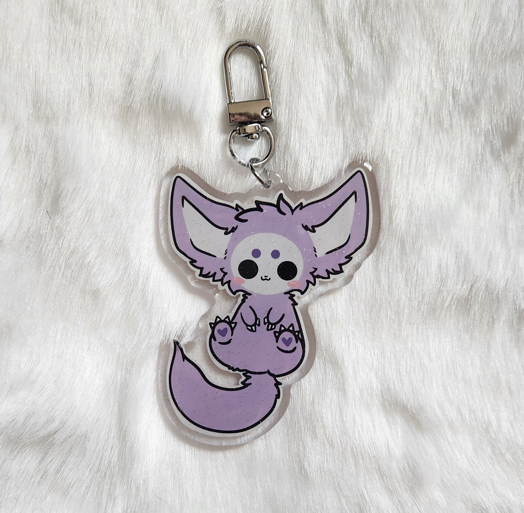 Epoxy Skree Keychain: Lilac