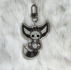 Epoxy Skree Keychain: Gray